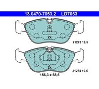 Plaquettes de frein 13.0470-7053.2 ATE pour VOLVO C70 I Coupé C70 I Décapotable