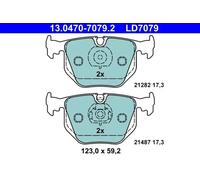 Plaquettes de frein 13.0470-7079.2 ATE pour BMW LAND ROVER