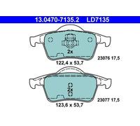 Plaquettes de frein 13.0470-7135.2 ATE pour VOLVO S60 I S80 I V70 I V70 II