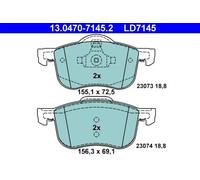 Plaquettes de frein 13.0470-7145.2 ATE pour VOLVO V70 II S60 I S80 I
