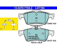 Plaquettes de frein 13.0470-7194.2 ATE pour FORD OPEL SAAB