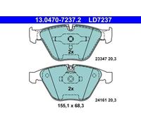 Plaquettes de frein 13.0470-7237.2 ATE pour BMW 3 Touring 3 3 Coupé Z4 Roadster