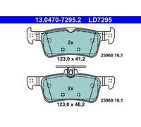 Plaquettes de frein 13.0470-7295.2 ATE pour PEUGEOT 308 II 308 SW II