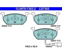 Plaquettes de frein 13.0470-7303.2 ATE pour VW AUDI SEAT SKODA