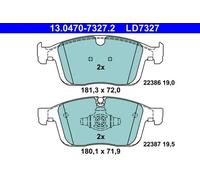 ATE Plaquettes de frein 13.0470-7327.2 – Avant céramique pour Volvo XC60 I SUV/VAN
