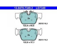 ATE Plaquettes de frein 13.0470-7349.2 pour BMW MINI