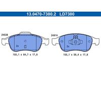 Plaquettes de frein 13.0470-7380.2 ATE