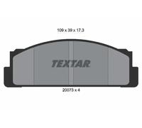 Plaquettes de frein 2007304 TEXTAR pour AUTOBIANCHI FIAT FSO LANCIA SEAT