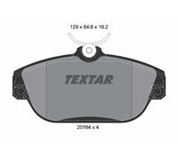 Textar Plaquettes de frein 2016402 pour Volvo S90 I, V90 I, Break, 740, 760, 940, 960