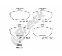 Plaquettes de frein 20168 00 701 00 BRECK pour SEAT VW