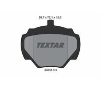 TEXTAR 2034402 Plaquettes de freins pour LAND ROVER Defender SUV (L316)