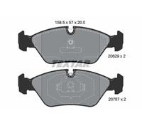 Plaquettes de frein 2062902 TEXTAR pour BMW FERRARI MASERATI ALPINA PORSCHE