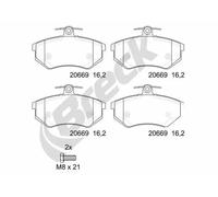 BRECK 20669 00 701 00 Plaquettes de frein