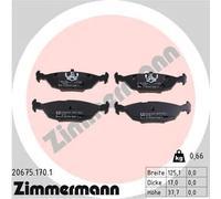 ZIMMERMANN 20675.170.1 Plaquettes de frein