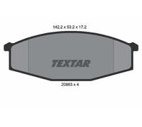 Plaquettes de frein 2086301 TEXTAR pour NISSAN PATROL III/1 Station Wagon