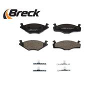 Jeu de plaquettes de frein BRECK 20887 20 702 00, avant