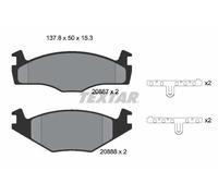 Plaquettes de frein 2088707 TEXTAR pour VW SEAT
