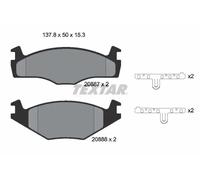 Plaquettes de frein 2088707 TEXTAR pour VW SEAT