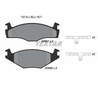 Plaquettes de frein 2088710 TEXTAR pour SEAT VW