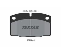 TEXTAR 2093903 Plaquettes de frein