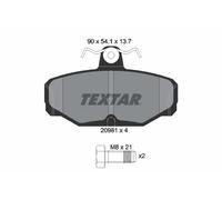 TEXTAR 2098101 Plaquettes de frein