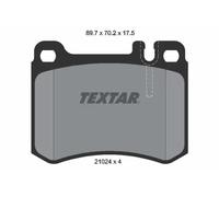 Plaquettes de frein 2102404 TEXTAR pour MERCEDES-BENZ SL