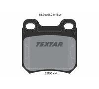 Plaquettes de frein 2105002 TEXTAR pour OPEL SAAB