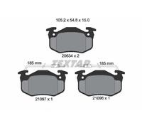 Textar Plaquettes de frein 2109601 avant pour Renault Clio I Super 5 Twingo I