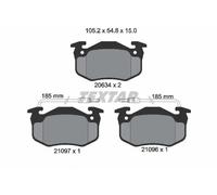Textar Plaquettes de frein 2109601 avant pour Renault Clio I Super 5 Twingo I