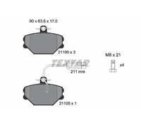 Plaquettes de frein 2110005 TEXTAR pour FIAT LANCIA ZASTAVA YUGO