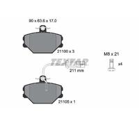 Plaquettes de frein 2110005 TEXTAR pour FIAT LANCIA ZASTAVA YUGO