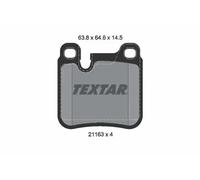 Plaquettes de frein 2116301 TEXTAR pour PORSCHE 911 911 Décapotable 911 Targa