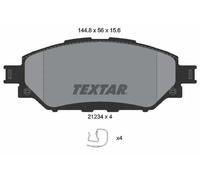TEXTAR 2123401 Plaquettes de frein