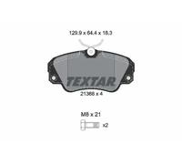 Plaquettes de frein 2136801 TEXTAR pour OPEL OMEGA B OMEGA B Break OMEGA A Break