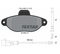 Plaquettes de frein 2143609 TEXTAR pour FORD FIAT