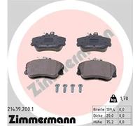 ZIMMERMANN 21439.200.1 Plaquettes de frein