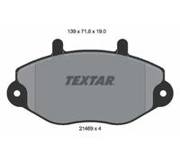 TEXTAR 2146901 Plaquettes de frein