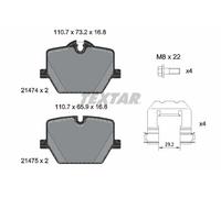 Textar Plaquettes de frein 2147401 – Kit avec capteur d'usure pour BMW, Toyota, Alpina