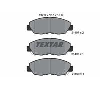 Plaquettes de frein 2149701 TEXTAR pour HONDA ACCORD VI Hatchback CR-V I