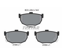 Plaquettes de frein 2155301 TEXTAR pour HYUNDAI KIA NISSAN