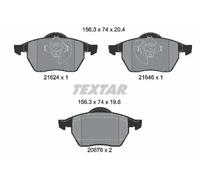 Textar Plaquettes de frein 2162402 – Avant – pour Audi, VW