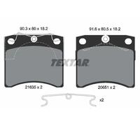 Plaquettes de frein 2163501 TEXTAR pour VW TRANSPORTER T4 Autobus/Autocar