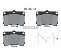 Textar 2165404 Plaquettes de Frein Disque Avant pour Mazda 121 II Kia Rio