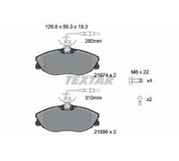 Plaquettes de frein 2167403 TEXTAR pour CITROËN PEUGEOT