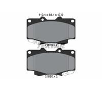 Plaquettes de frein 2168003 TEXTAR pour TOYOTA HILUX VII Pick-up