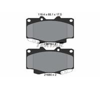 TEXTAR 2168003 Plaquettes de frein