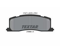 Plaquettes de frein 2168801 TEXTAR pour TOYOTA PREVIA I