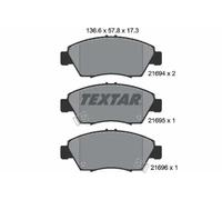 Plaquettes de frein 2169401 TEXTAR pour HONDA CRX III CIVIC V Hatchback INSIGHT