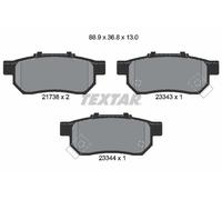 Textar Plaquettes de frein 2173801 pour Honda Civic V Hatchback et Civic VI Coupé