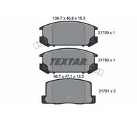 TEXTAR 2175901 Plaquettes de frein